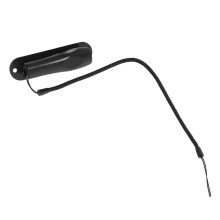 1Set Zwarte Elastische Penlus Voor Journal En School Met Veerkoord