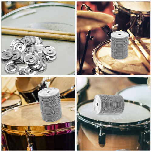 100 Pcs Cymbal Ring Accessories Replacement Accessory Cymbals Ching 2