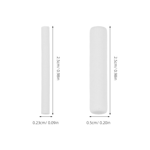 90 Thick Erasers Electric Eraser Tpr White For Art Sketching 1