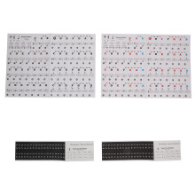 2Pcs Piano Keyboard Decals For Beginners Stickers