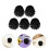 5Pcs Plastic Ball Replacement Brush Heads For Home Bathroom Black 8