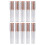 10 pezzi tubi 5 ml per gloss labbra con , flaconcini vuoti 1