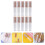 10 pezzi tubi 5 ml per gloss labbra con , flaconcini vuoti 5