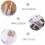 10 pezzi tubi 5 ml per gloss labbra con , flaconcini vuoti 8