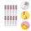 10 pezzi tubi 5 ml per gloss labbra con , flaconcini vuoti 3