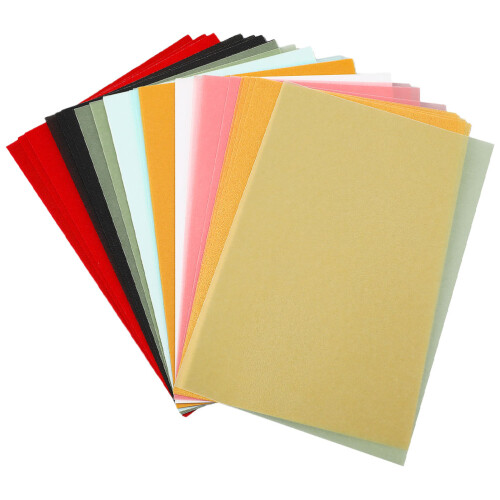 100pcs colorful translucent sheets for drawing tracing crafting