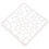Geometric Template Decorative Concrete Stamp Cake Decorating Stencil 1