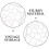 Geometric Template Decorative Concrete Stamp Cake Decorating Stencil 7