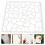 Geometric Template Decorative Concrete Stamp Cake Decorating Stencil 10