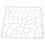 Geometric Template Decorative Concrete Stamp Cake Decorating Stencil 9