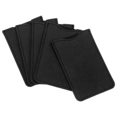 5Pz Borsette PU Nero Custodia Morbida Per Pettini E