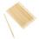 100 pz pennarelli in legno con graffetta, punta fine, marrone chiaro 1