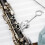 Raindrops  2 Pcs Marching Clarinet Music Fixing Clip Sheet Folder 5