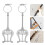 Raindrops  2 Pcs Marching Clarinet Music Fixing Clip Sheet Folder 11