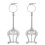 Raindrops  2 Pcs Marching Clarinet Music Fixing Clip Sheet Folder 9