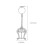 Raindrops  2 Pcs Marching Clarinet Music Fixing Clip Sheet Folder 2
