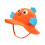Kids Summer Beach Hat 54cm For 5-7 Years 1