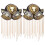 spalline d'oro in metallo con nappe e frange per costumi e 1