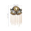 spalline d'oro in metallo con nappe e frange per costumi e 3