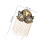 spalline d'oro in metallo con nappe e frange per costumi e 2