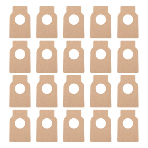 100 pezzi etichette in kraft per bottiglie vino e cantina