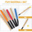 set bat baseball resistente attività 11