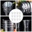 set 12 secchielli mini in metallo con manici per 10