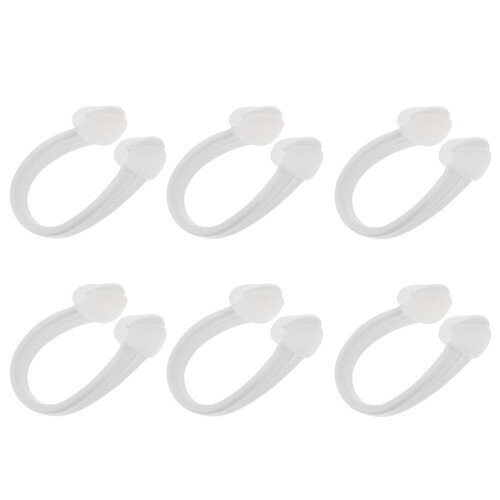 6 scatole tappi naso professionali, resistenti, per nuotatori
