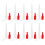 10pcs caulk tools kit with nozzle tips and caps for sealing, smoothing 1