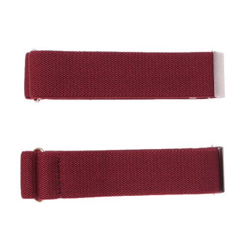 1 paio braccialetti camicia chinlon 2,5 cm unisex