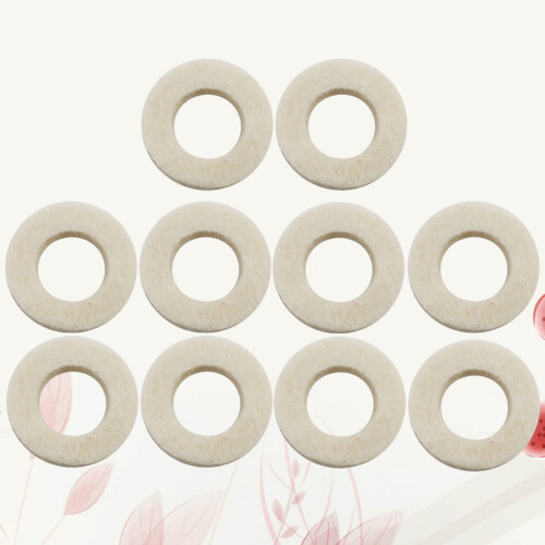 10 pezzi spessori in per tromba, cuscinetto accessorio (bianco) 1