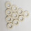 10 pezzi spessori in per tromba, cuscinetto accessorio (bianco) 11