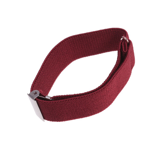 1 paio braccialetti camicia chinlon 2,5 cm unisex 2