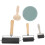 set portatile per con applicatore arte 7