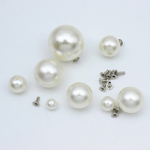 100 pezzi rivetti decorativi 8 mm per borse e 1