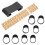 set per tongue drum con adesivi note, portabacchette e plettro 1