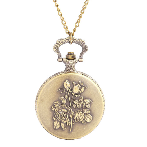 in vintage con collana design portatile