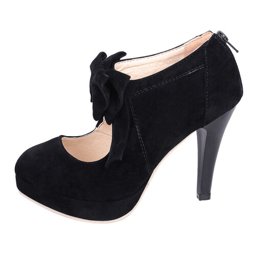 1 paio scarpe con alto , , punta tonda con