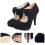 1 paio scarpe con alto , , punta tonda con 5