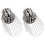Piastra con Borchie, Nappina e - Coppia (Argento) 11