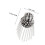 Piastra con Borchie, Nappina e - Coppia (Argento) 2