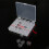 50 trasparenti per cucire con 2 set spolette e custodia 2