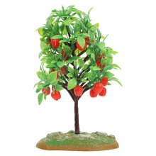 2 pezzi albero frutta simulata, decorazioni e paesaggio