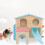 hamsterhuis met schuilplaats, glijbaan, platform en trap 11
