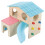 hamsterhuis met schuilplaats, glijbaan, platform en trap 9