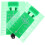 2 piastra target per laser verde con 11