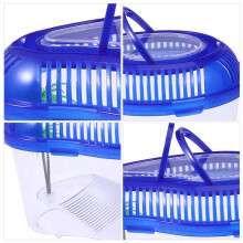 scatola per tartarughe con piattaforma maniglia m