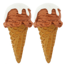 2 Pezzi Cono Gelato Finto per Espositore Negozio e Foto