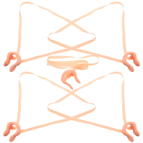 5 clip nasale in silicone con cinghia, per e adulti