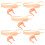 5 clip nasale in silicone con cinghia, per e adulti 2